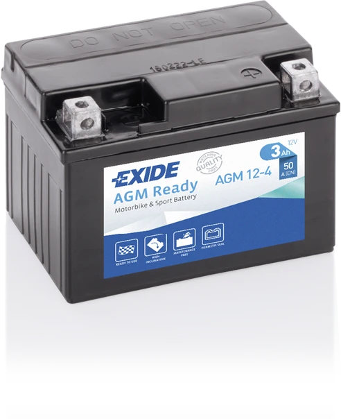 Exide AGM12-4 – 12 V 3 Ah 50 A