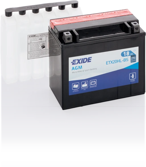 Exide ETX20HL-BS – 12 V 18 Ah 270 A