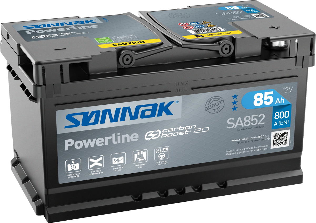 Sønnak SA852 – 12 V 85 Ah 800 A