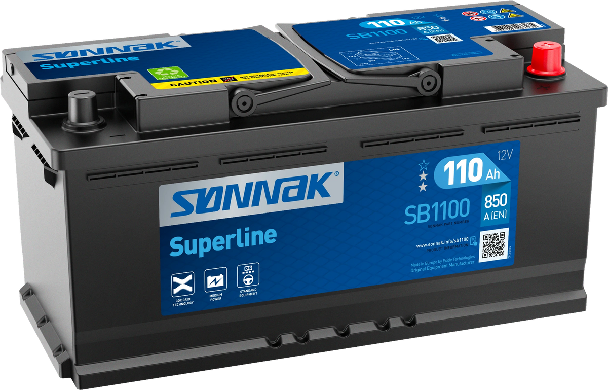 Sønnak SB1100 – 12 V 110 Ah 800 A