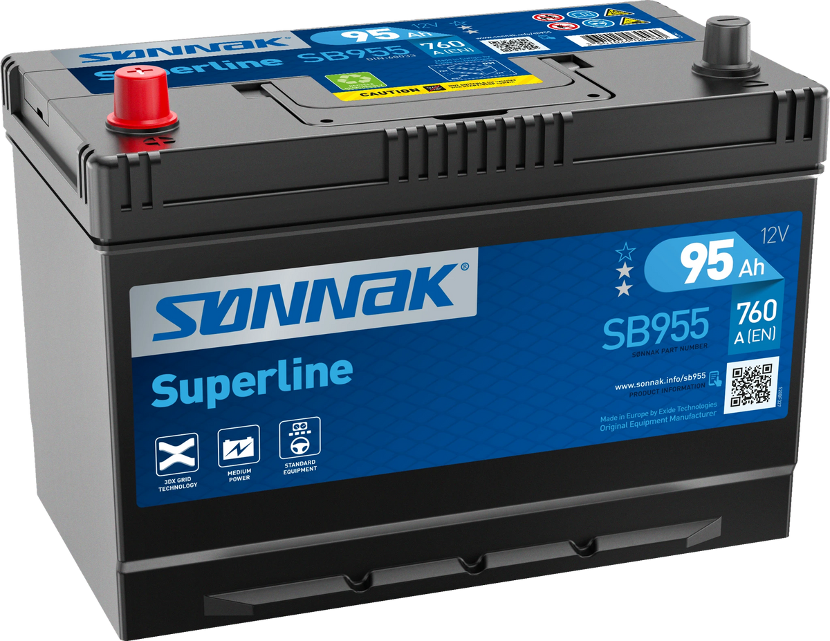 Sønnak SB955 – 12 V 95 Ah 760 A