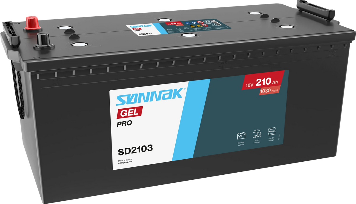 Sønnak SD2103 GEL PRO – 12 V 210 Ah 1050 A