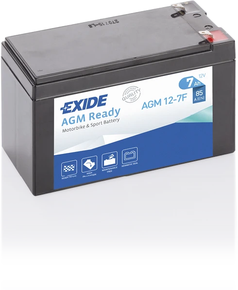 Exide AGM12-7F – 12 V 7 Ah 85 A