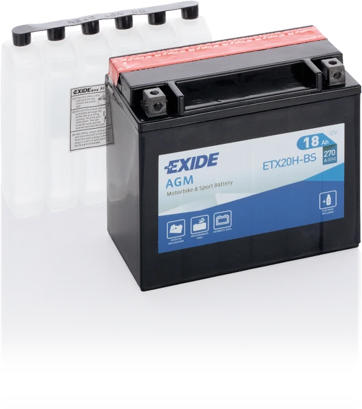Exide ETX20H-BS – 12 V 18 Ah 270 A