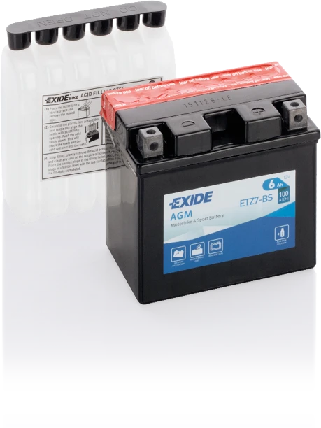Exide ETZ7-BS – 12 V 6 Ah 100 A