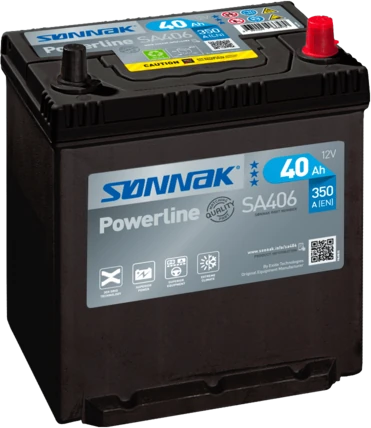 Sønnak SA406 – 12 V 40 Ah 350 A