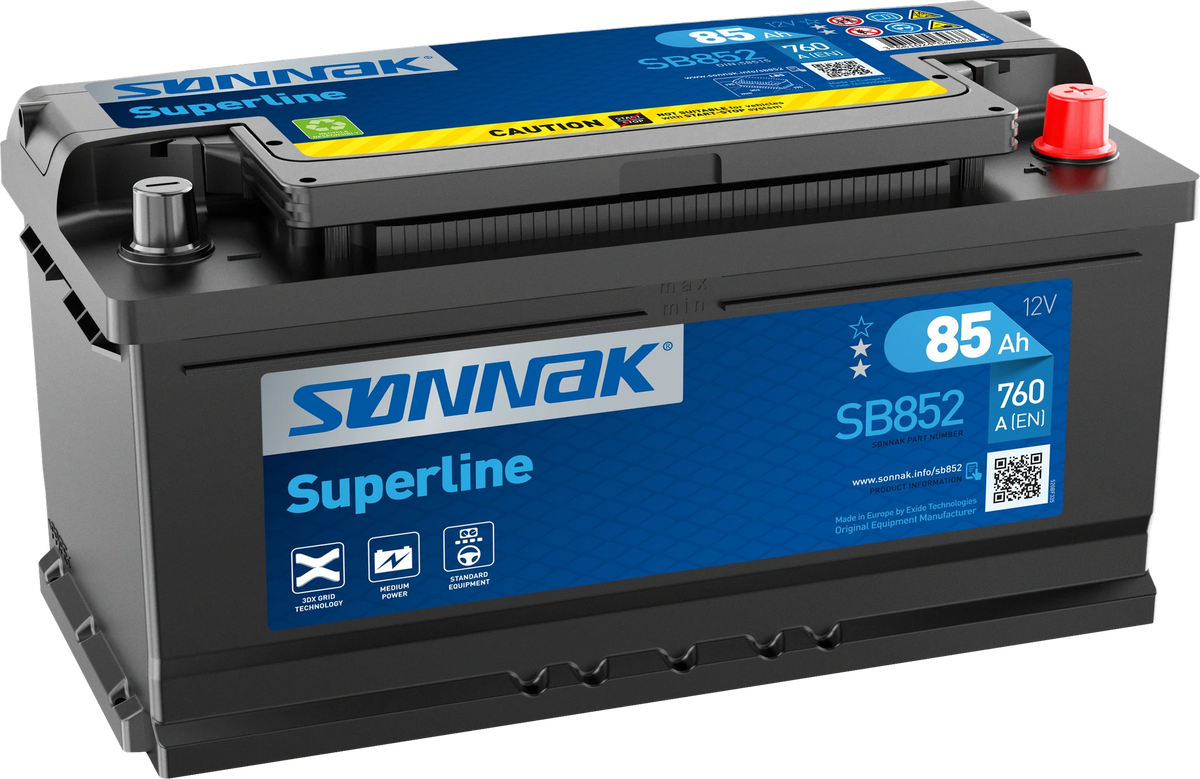 Sønnak SB852 – 12 V 85 Ah 760 A