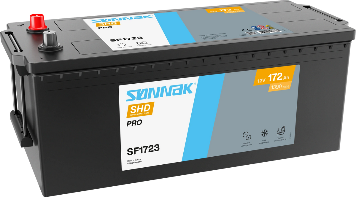 Sønnak SF1723 – 12 V 172 Ah 1390 A