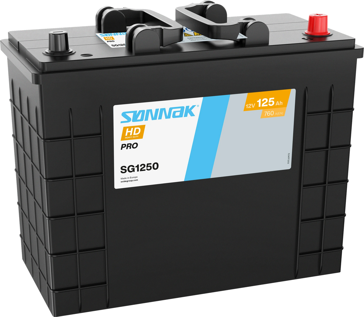 Sønnak SG1250 – 12 V 125 Ah 760 A
