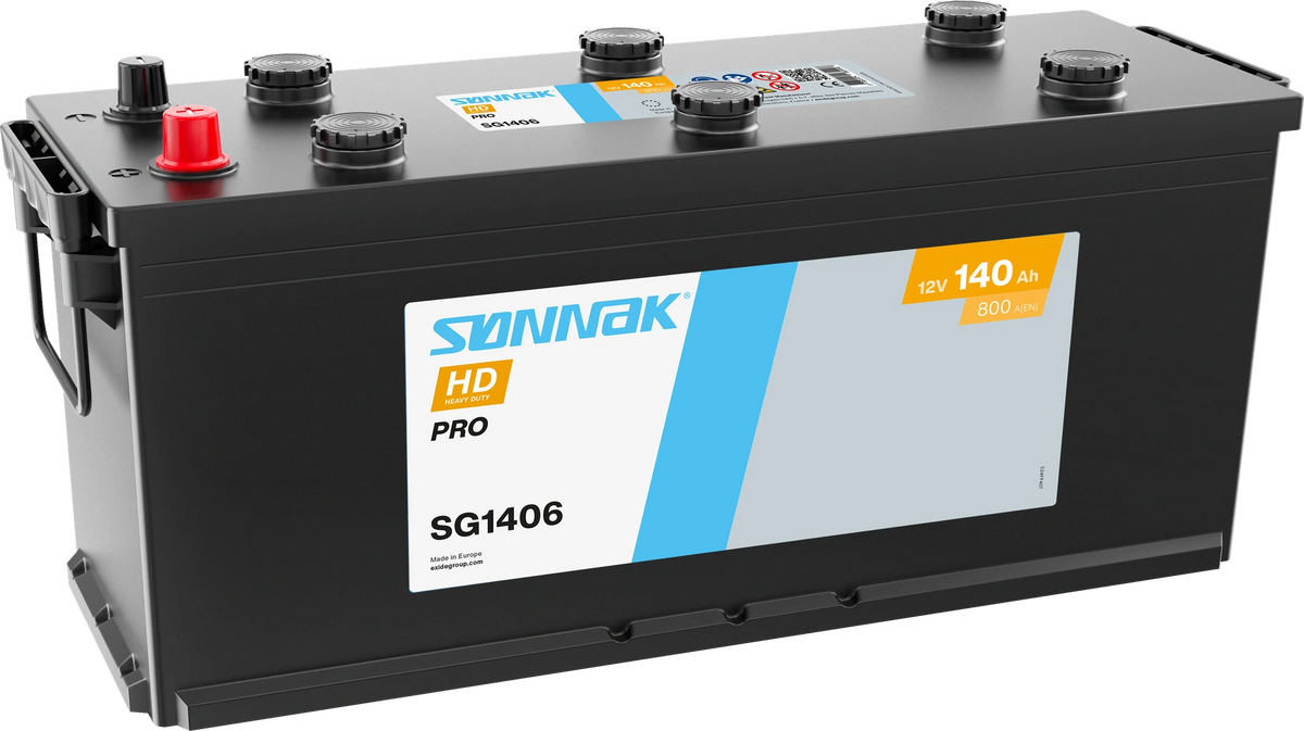 Sønnak SG1406 – 12 V 140 Ah 800 A