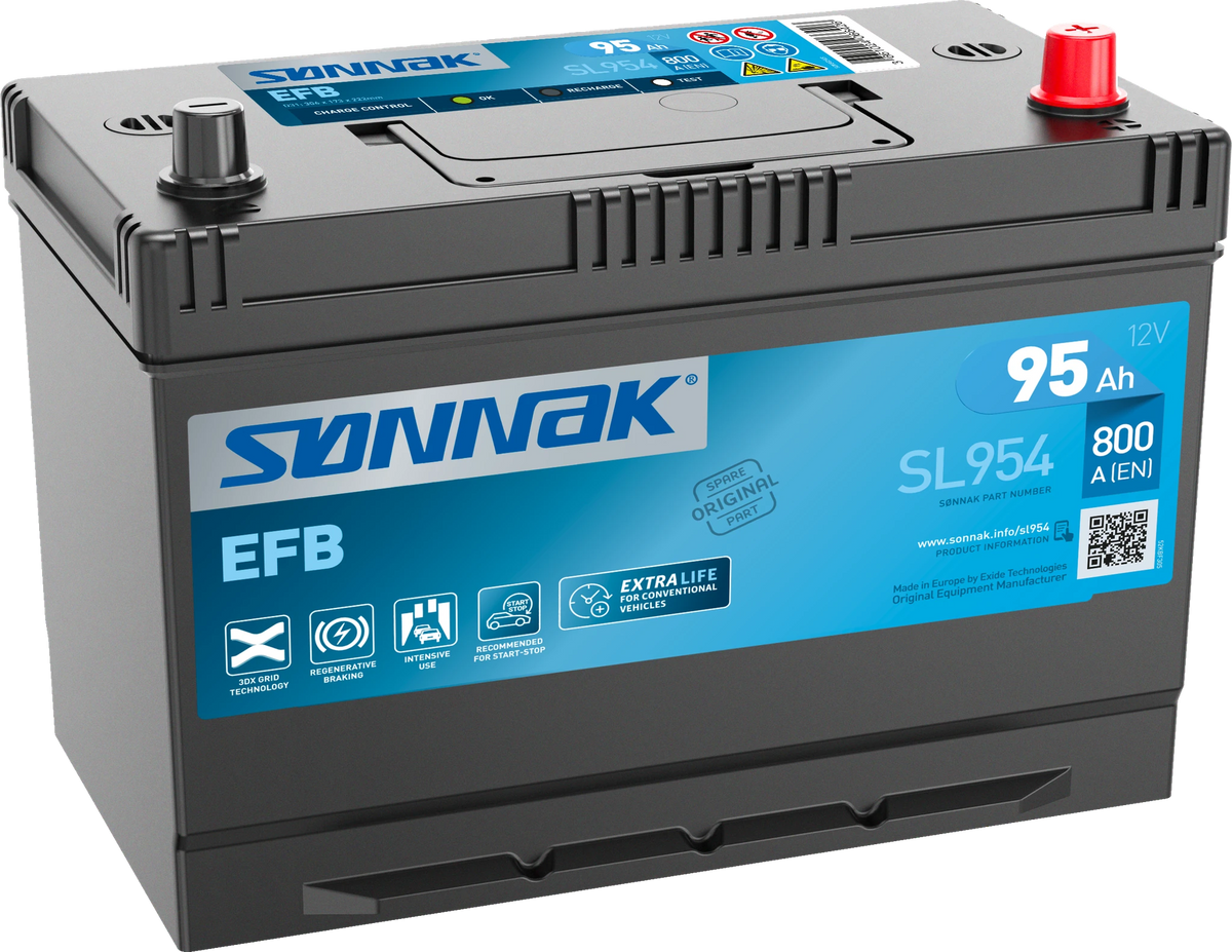 Sønnak SL954 EFB – 12 V 80 Ah 782 A